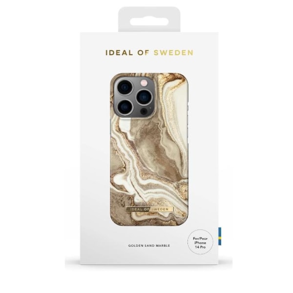 iDeal of Sweden Fashion Case iPhone 14 Plus, Golden Sand Marble Flerfärgad