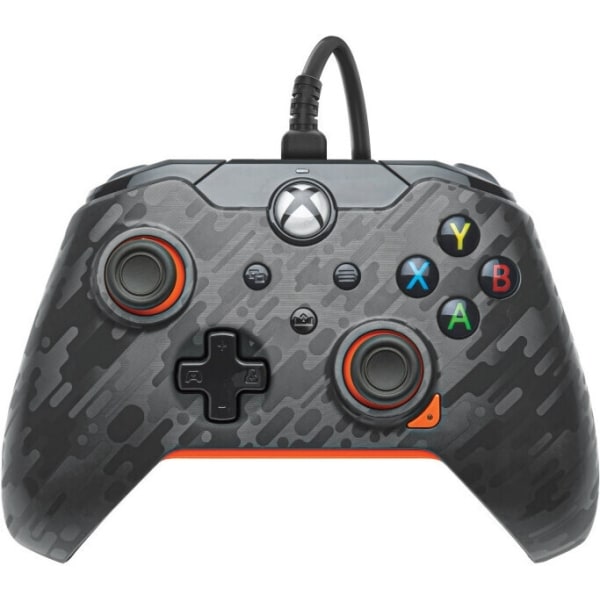 PDP Gaming Wired Controller - spelkontroll, Atomic Carbon, PC /