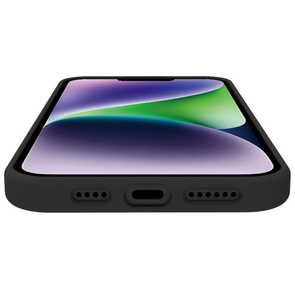 Celly Cromomag Soft rubber case MagSafe iPhone 15 Plus Svart Svart