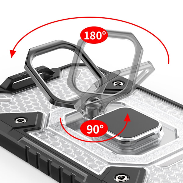 Robust skal til iPhone 13, Sort/lilla Svart