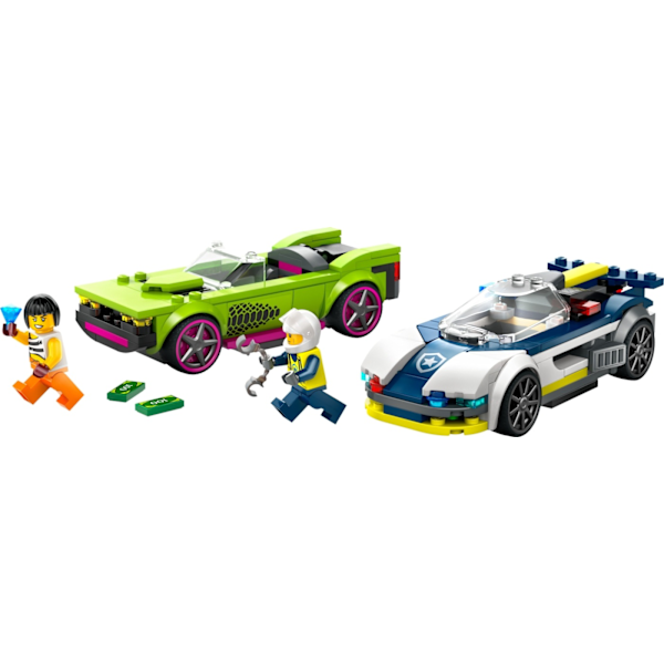 LEGO City Police 60415  - Poliisiauto ja muskeliauton takaa-ajo