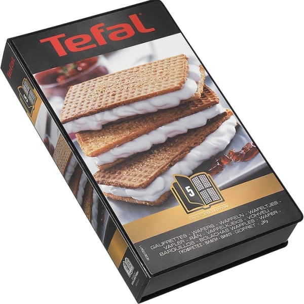 Tefal Snack Collection -paistolevyt: 5 Wafer-vohvelikeksit