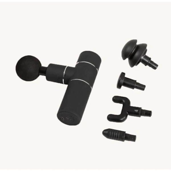 SWEDISH POSTURE Massage Gun Mini, 4 levels, 4 heads