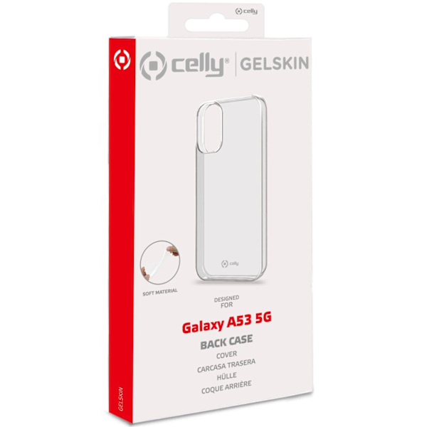 Celly Gelskin TPU Cover Galaxy A53 5G / Enter Trans Transparent
