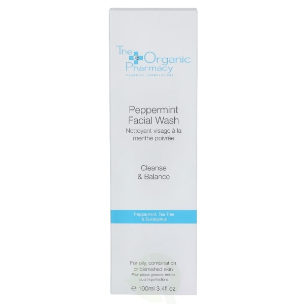 The Organic Pharmacy Peppermint Facial Wash 100 ml For Oily, Co