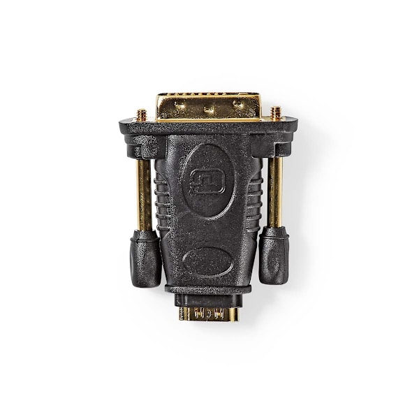 Nedis HDMI™ -sovitin | DVI-D 24+1-Pin Uros | HDMI™ Ulostulo | Niklattu | Suora | ABS-Muovi | Musta | 1 kpl | Laatikko
