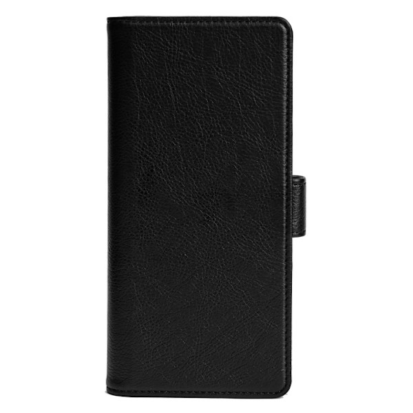 Essentials Samsung S21 Ultra PU wallet, detach, 3 card, Black Svart