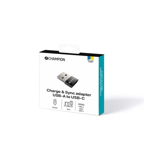 Champion Sovitin USB-A USB-C naarasliitäntään