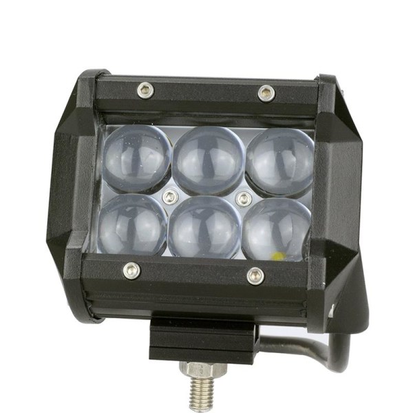 2-pack LED-ramp - Arbetsljus/backljus 36W, 4", 2520LM