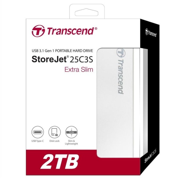 Transcend HDD StoreJet 25C3S 2.5" 2TB USB-C