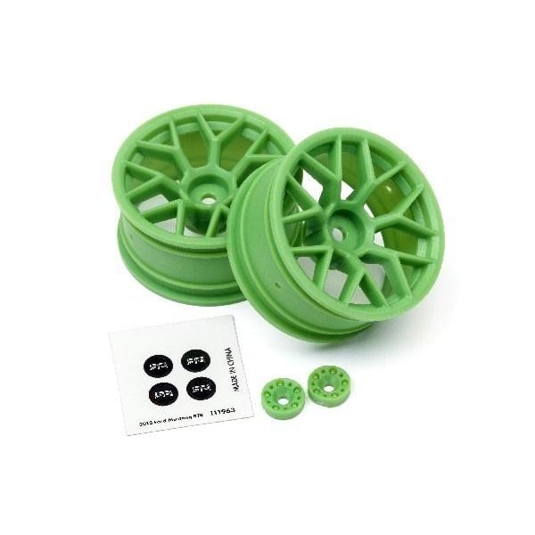 RTR Wheel 26Mm Green (6Mm Offset/2Pcs)