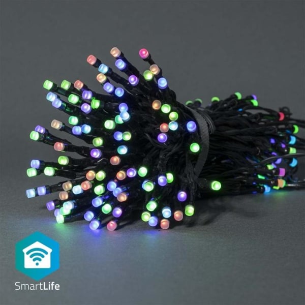 Nedis SmartLife Jouluvalot | Nauha | Wi-Fi | RGB | 84 LED's | 10