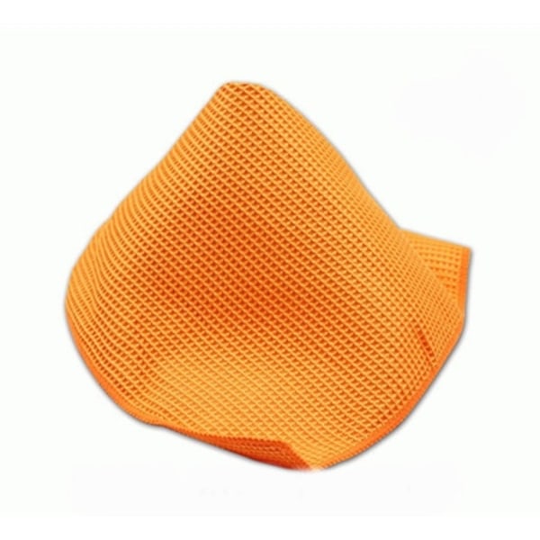 Polerduk i microfiber för bilvård, Orange