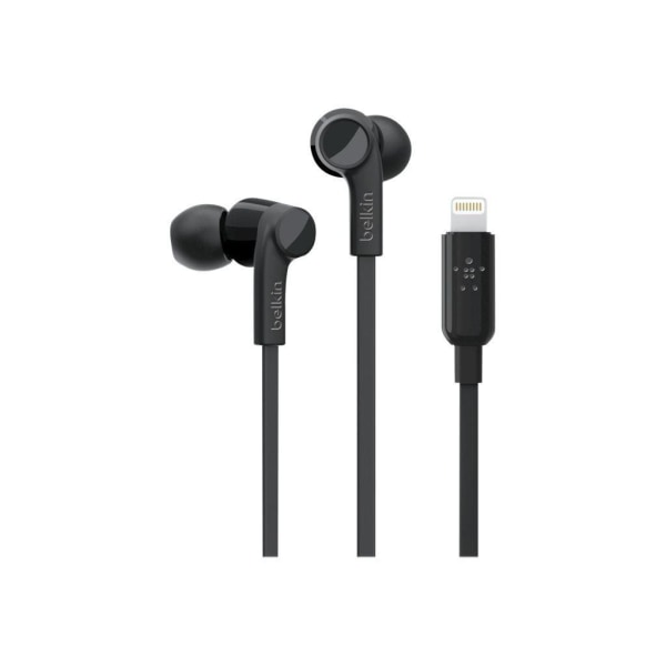 Belkin Soundform Headphones With Lightning Connector Black Svart