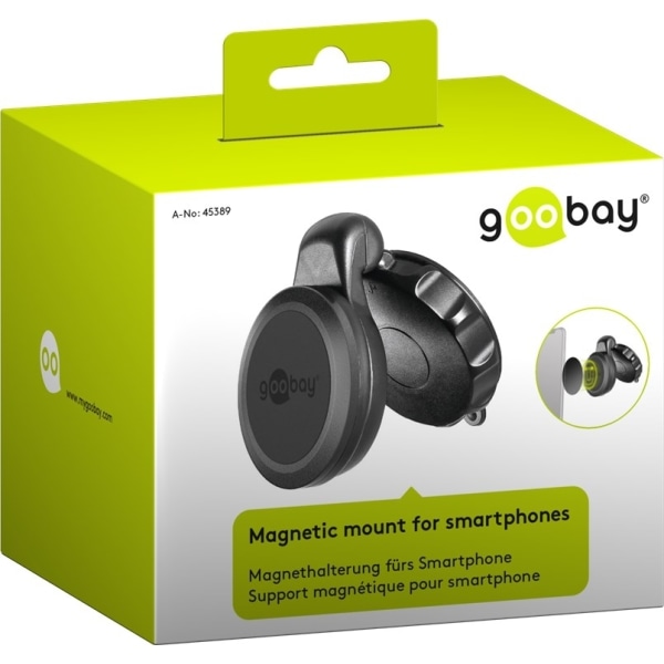 Goobay Magnetisk hållare för smartphone För enkel och säker mont