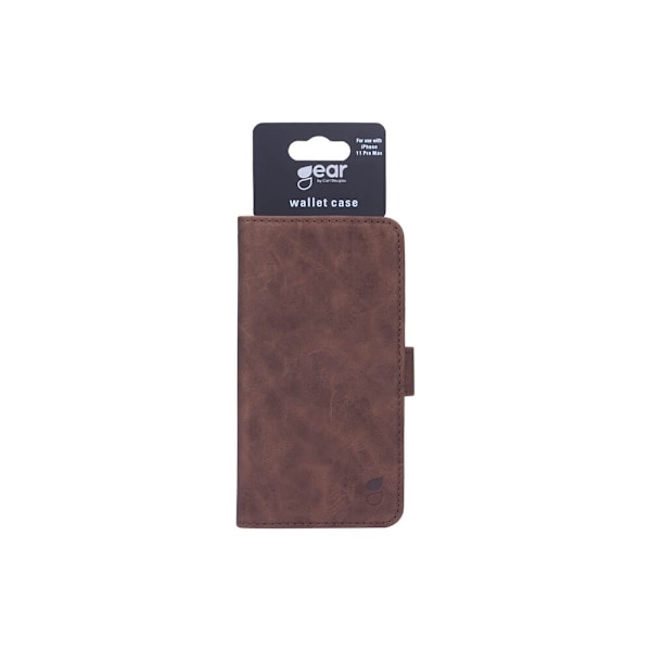 GEAR Mobilfodral PU Brun - iPhone 11 Pro Max Brun