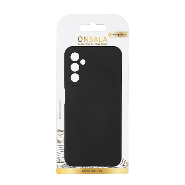 Onsala Backcover Silicone Samsung A14 5G/A14 4G Black Svart