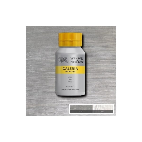 Galeria Acrylic 500Ml Silver 617