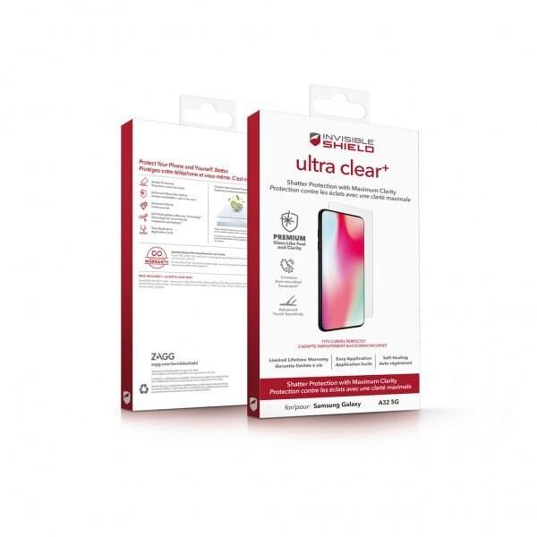 InvisibleShield Ultra Clear+ Samsung Galaxy A32 5G -näyttö Transparent