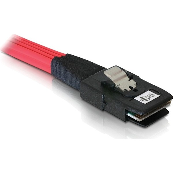 Multilane SAS-kaapeli SFF8087 > 4xSFF8482 & Molex