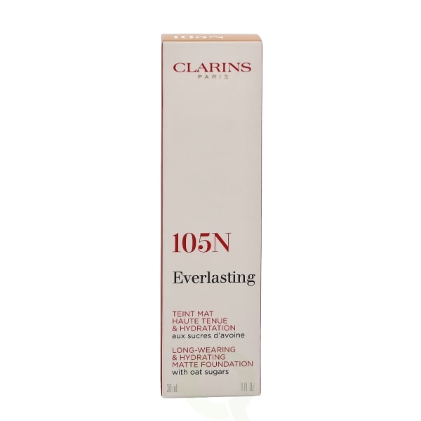 Clarins Everlasting Long-Wearing Matte Foundation 30 ml #105N Nude