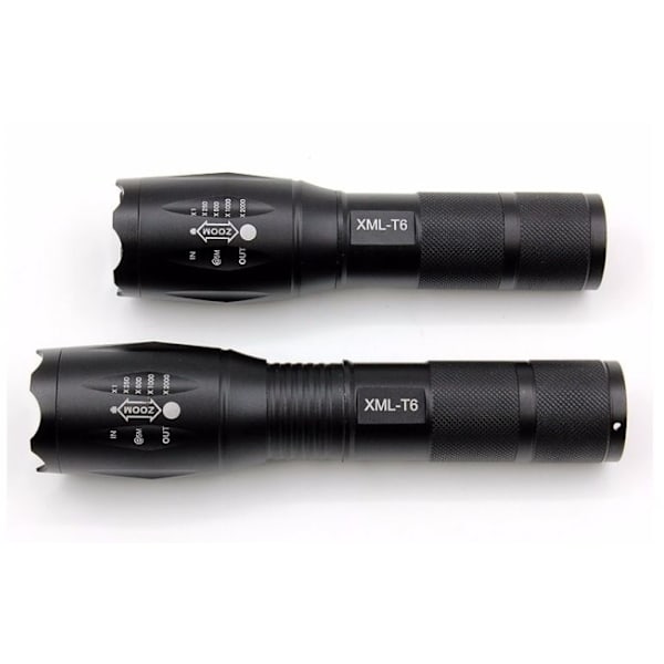 XML-T6 - vandtæt lommelygte med 3800 lumen & zoom-effekt