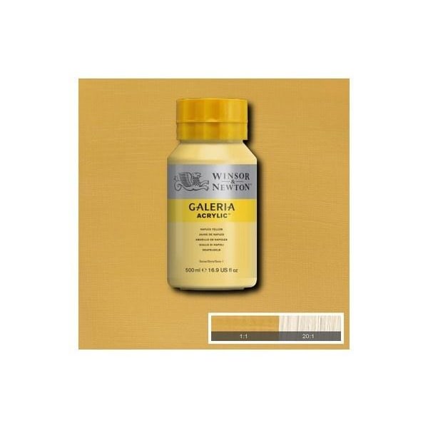 WINSOR Galeria Acrylic 500Ml Naples Yellow 422