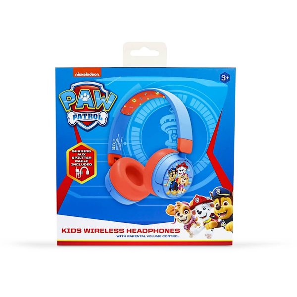 Paw Patrol Hörlur On-Ear Junior Trådlös 85dB/95dB Flerfärgad