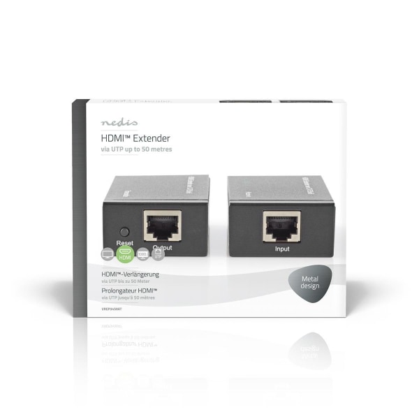 Nedis HDMI ™ Extender | Över Cat6 | Upp till 60.0 m | 1080p | 1.