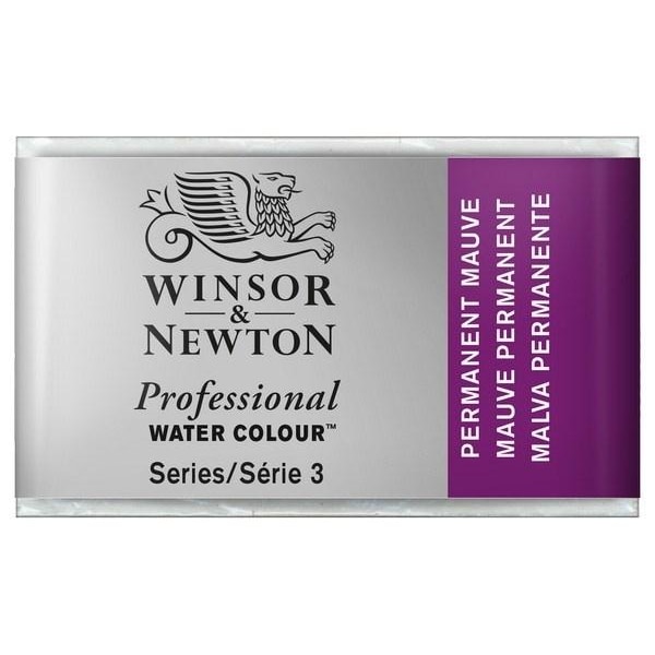 Prof Water Colour Pan/W Perm Mauve 491