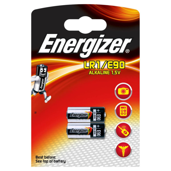 Energizer Batteri LR1/E90 Alkaline 2-pak