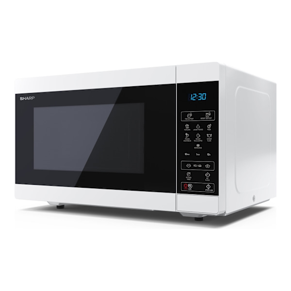 Sharp Classic serie Mikrovågsugn Fristående 900W 25 liter Vit/silver/svart