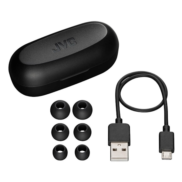 JVC Hovedtelefon In-Ear True Wireless Gumy HA-A7T Sort Svart