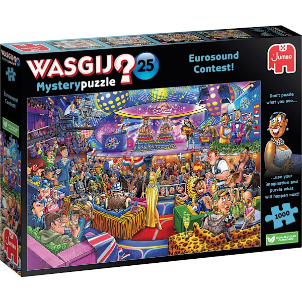 Wasgij Mystery 25, Eurosong-tävling - pussel, 1000 bitar
