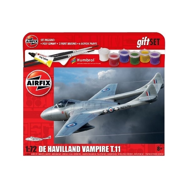AIRFIX de Havilland Vampire T.11, 1:72 hanging gift set