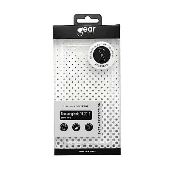GEAR Mobilcover TPU Transparent - Samsung Note 10 2019 Transparent
