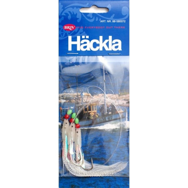 Häckla fisk, 3 krokar