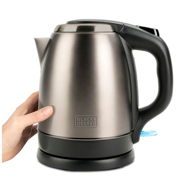 BLACK+DECKER Elkedel 1,2L Børstet Stål