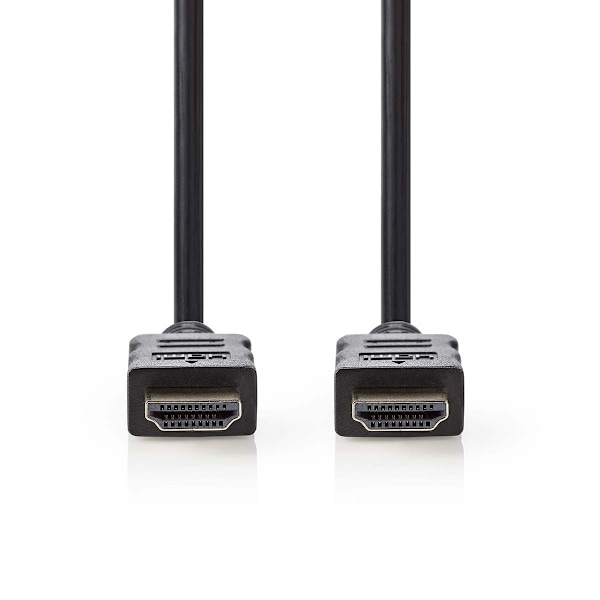 Nedis High Speed ​​HDMI ™ kabel med Ethernet | HDMI™ Kontakt | HDMI™ Kontakt | 4K@30Hz | ARC | 10.2 Gbps | 7.50 m | Rund | PVC | Svart | Blister