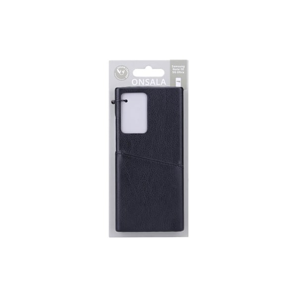 Onsala Mobilskal Svart med Kortfack Samsung Note 20 5G Ultra Svart