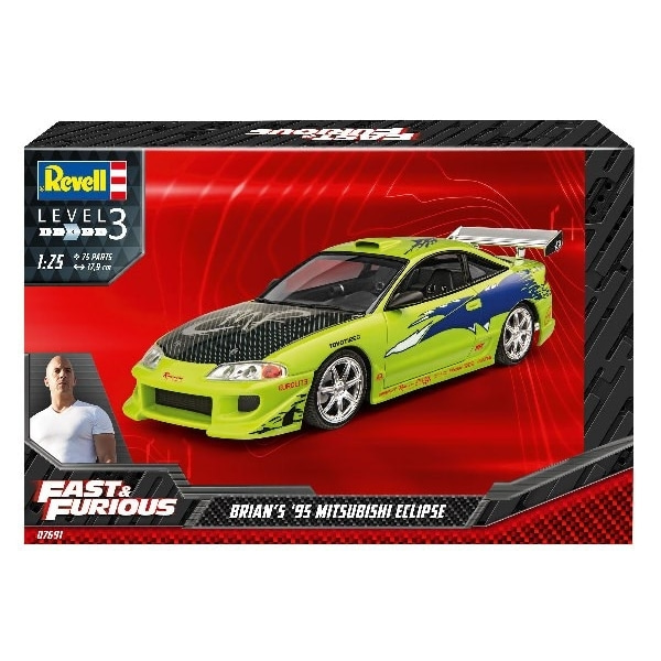 Revell Fast & Furious Brian's 1995 Mitsubi Eclipse 1:25