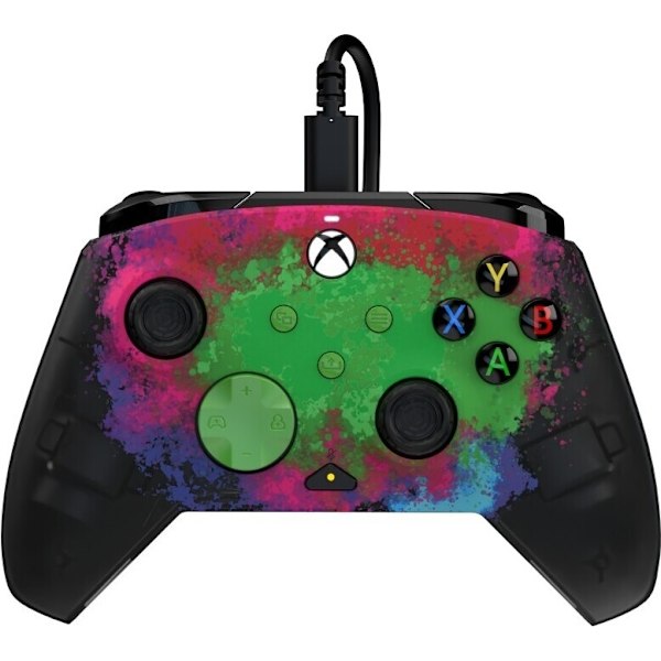 PDP Gaming Rematch Wired Controller - Space Dust (Glow In Dark) - trådbunden spelkontroll, Xbox