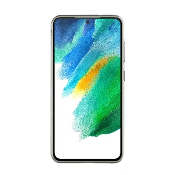 Krusell Samsung Galaxy 21 FE pehmeäkantinen, läpinäkyvä Transparent