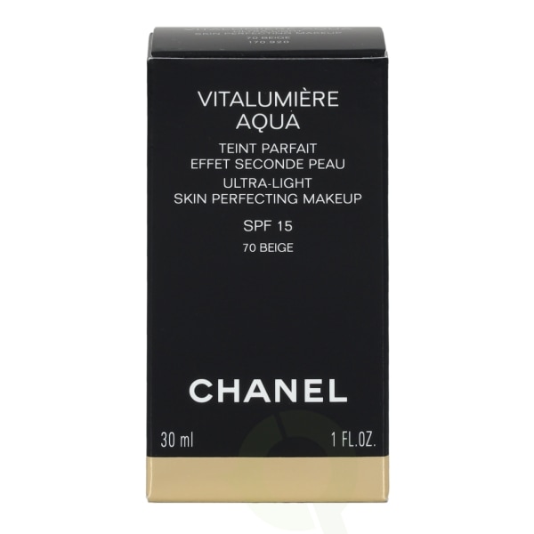 Chanel Vitalumiere Aqua Ultra-Light Makeup SPF15 30 ml #70 Beige