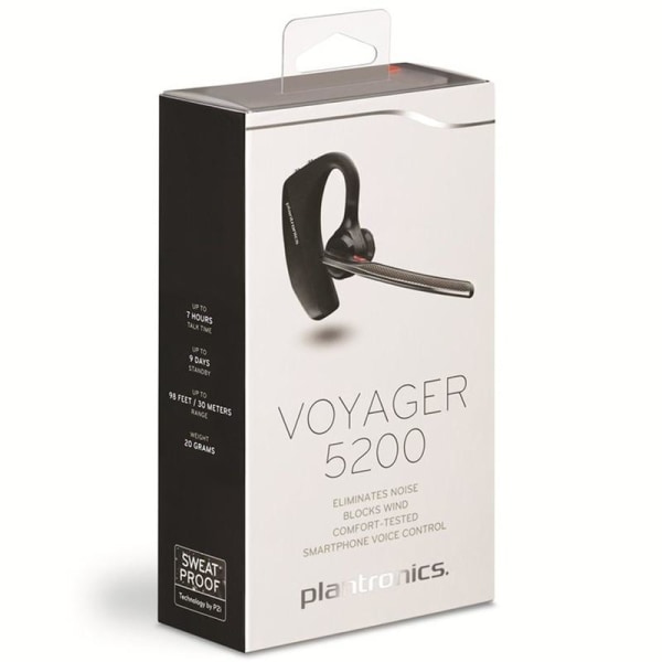 Plantronics Voyager 5200 EU Bluetooth-headset Svart