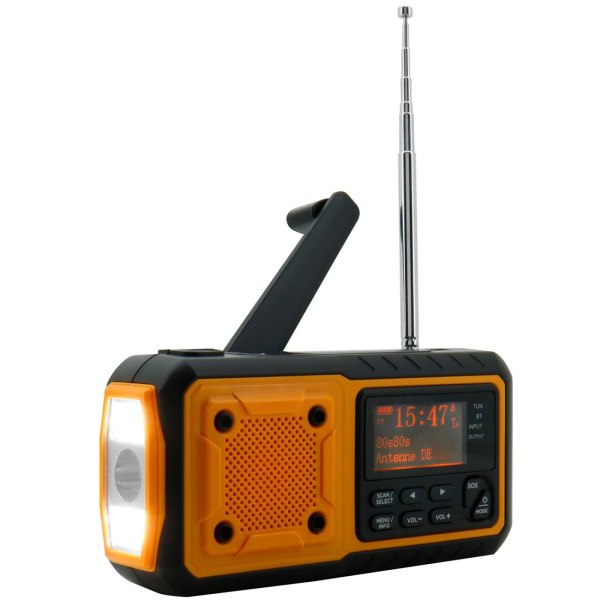 Soundmaster Digital vev-radio. LED-lampa,