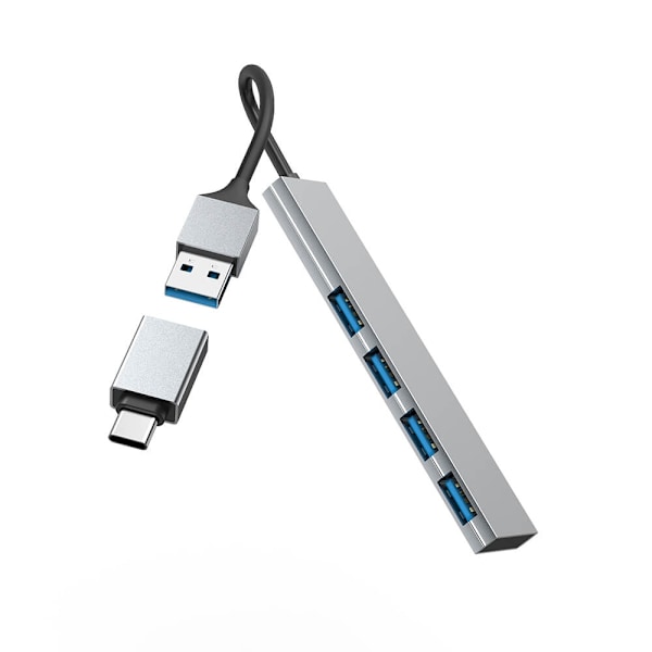 HAMA Hub USB-A 3.2 4x Ports 5 Gbit/s USB-C Adapter