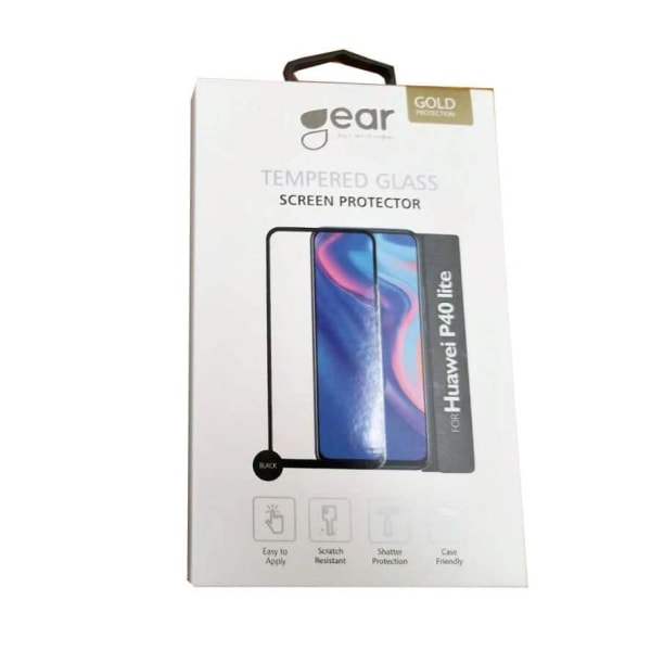 GEAR Härdat Glas 2,5D Full Cover Huawei P40 Lite Transparent