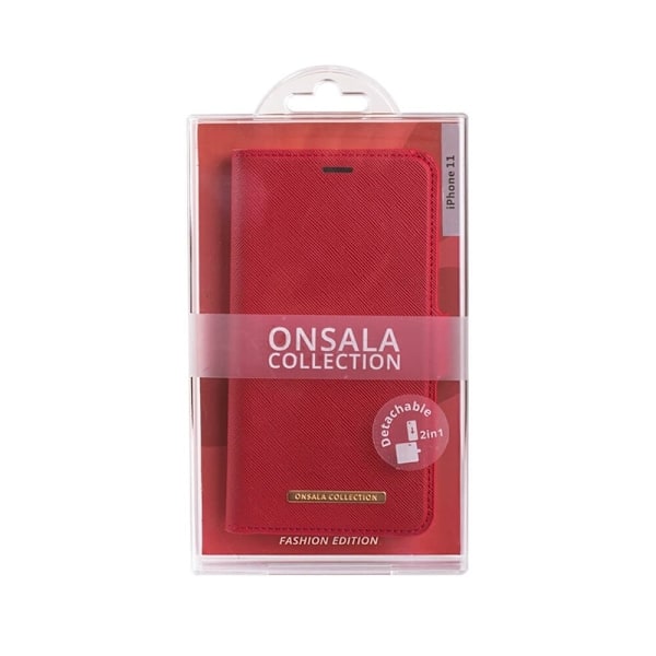 Onsala Mobilfodral Saffiano Red - iPhone 12  Mini Röd