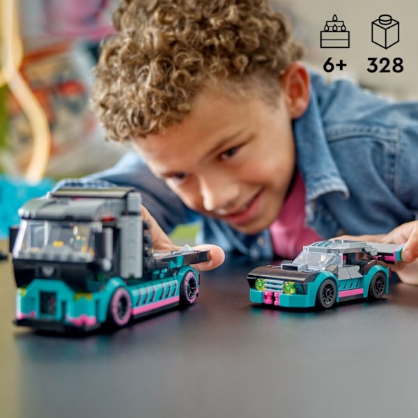 LEGO City Great Vehicles 60406  - Racerbil och biltransport